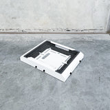 top view of starlink mini mount showing shock absorber