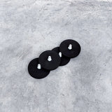 stacked set of four magnetic feet for starlink mini roof rack mount