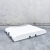 White Starlink Mini Mount with 2 Pin Deutsche Plug and 12 Volt Booster