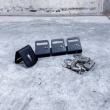 roof rack tie down kit - m8 eye bolts - stainless steel - rhino rack accessories