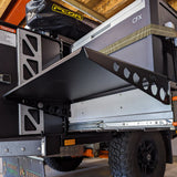 bottom view of patriot campers side table 